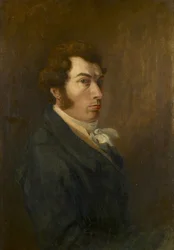 Omakuva, n. 1824 (öljy paperille kankaalle)